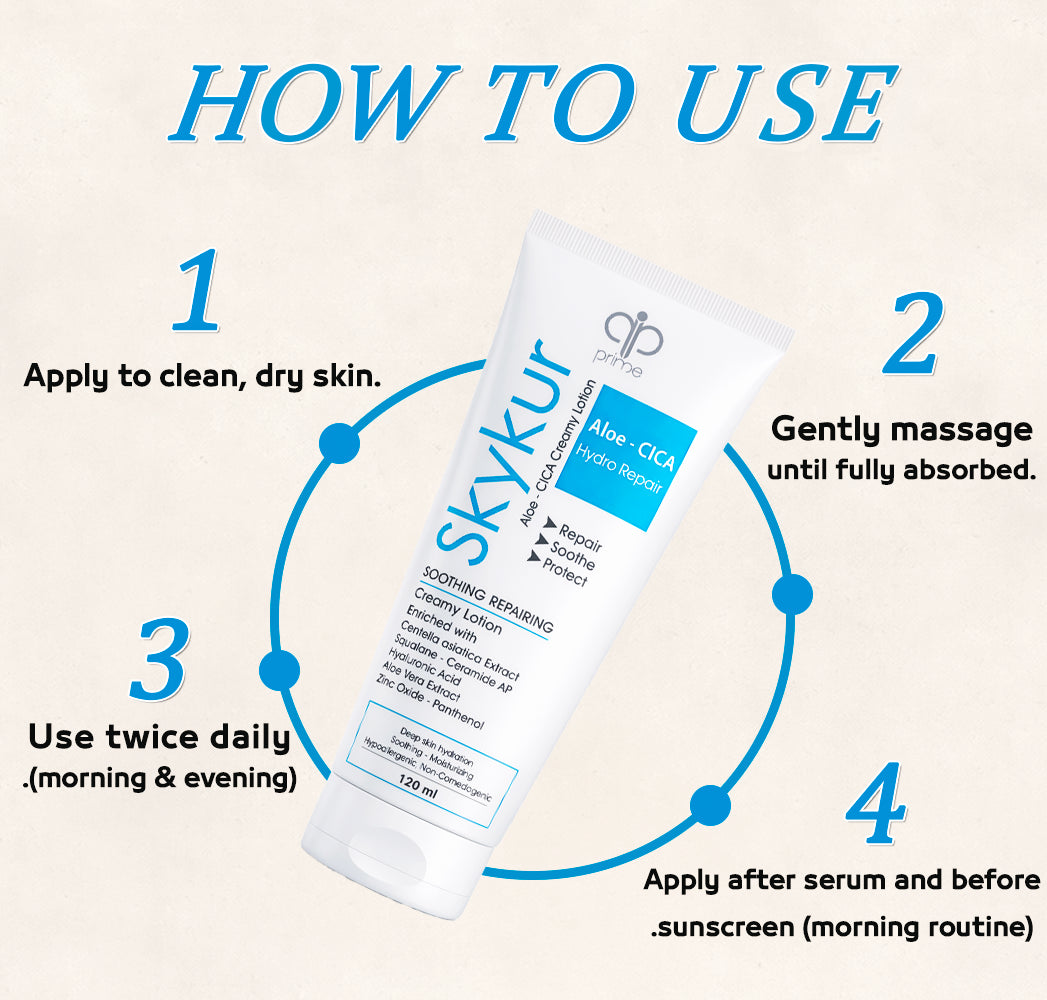 Skykur Cica Creamy Lotion 120 ml