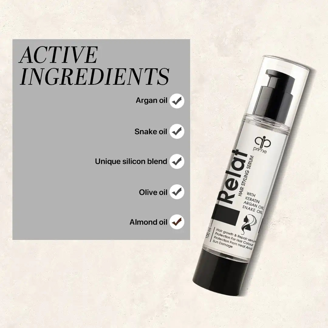 Keranty shampoo + Keranty Conditioner + Relat Hair serum