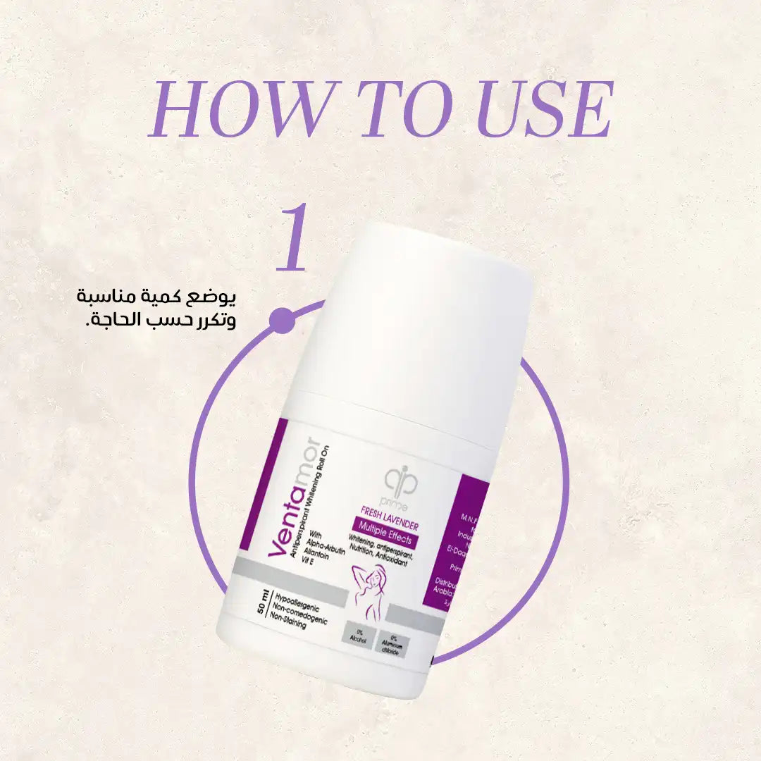 Roll on Antiperspirant whitening Fresh Lavander