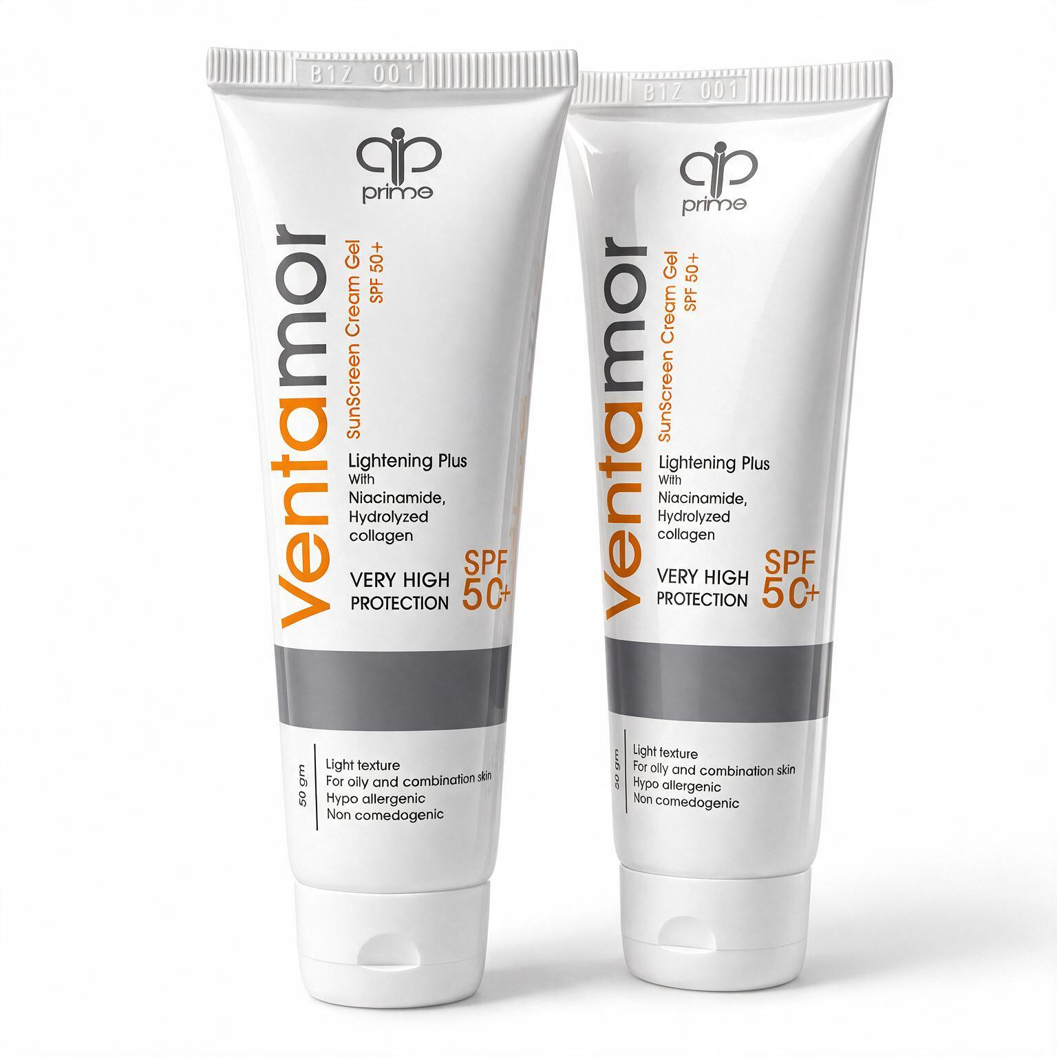 Ventamor Sunscreen Gel 50 gm – Buy 1 Get 1 Free
