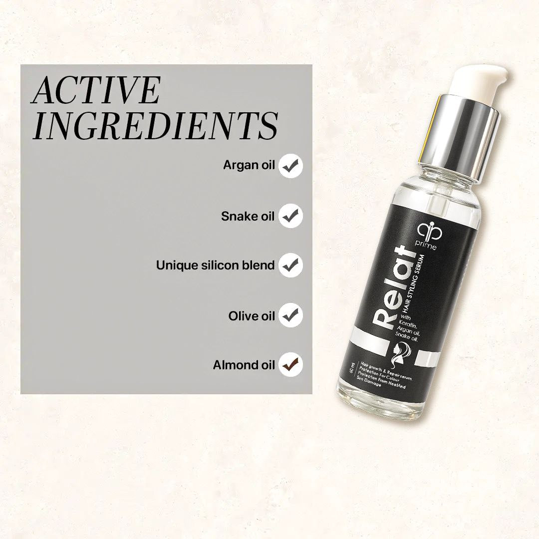 Relat Hair Serum 60 ml + Relat Hair Oil 120 ml